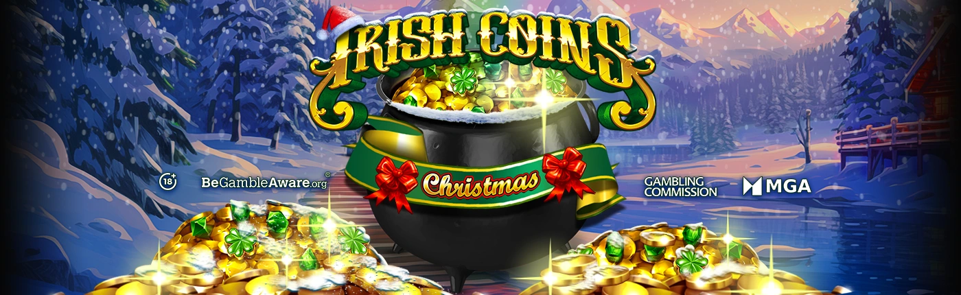 Irish Coins Christmas banner