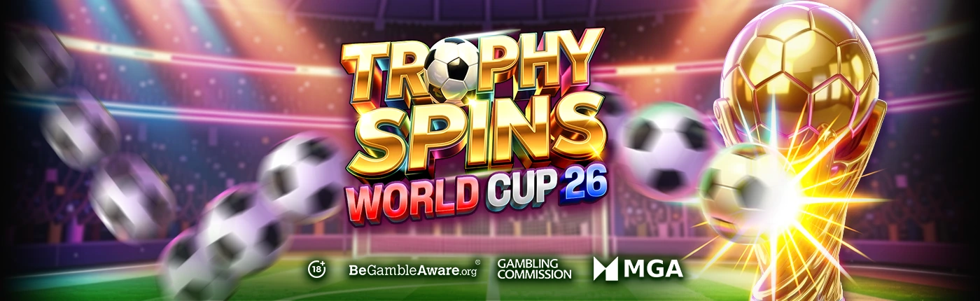 Trophy Spins — World Cup 26 banner
