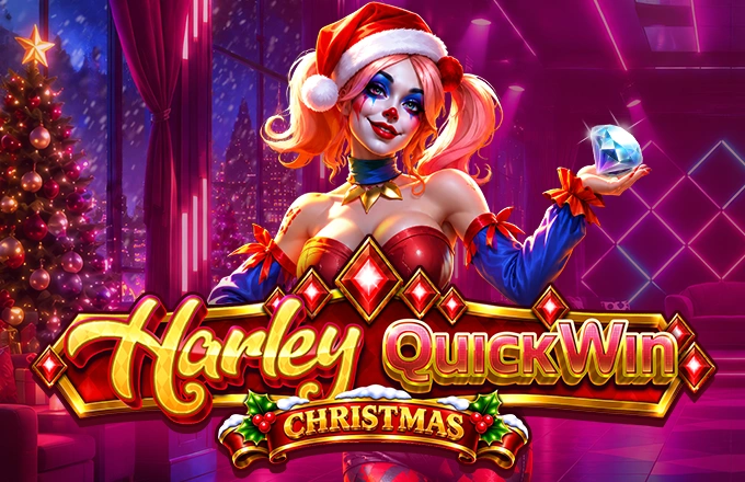 Harley QuickWin Christmas artwork