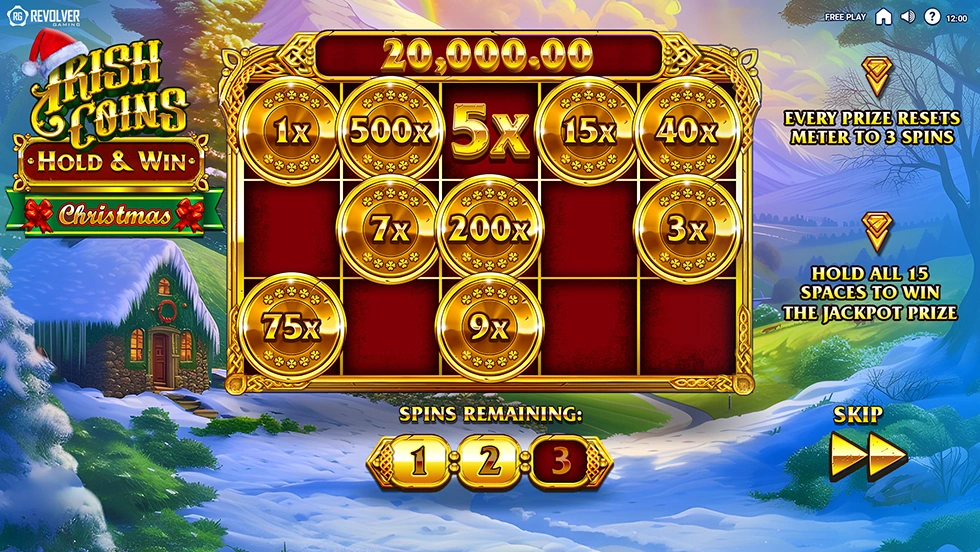 Irish Coins Hold & Win — Christmas screenshot 2