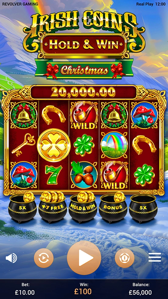 Irish Coins Hold & Win — Christmas screenshot 7