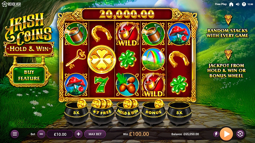 Irish Coins Hold & Win screenshot 1